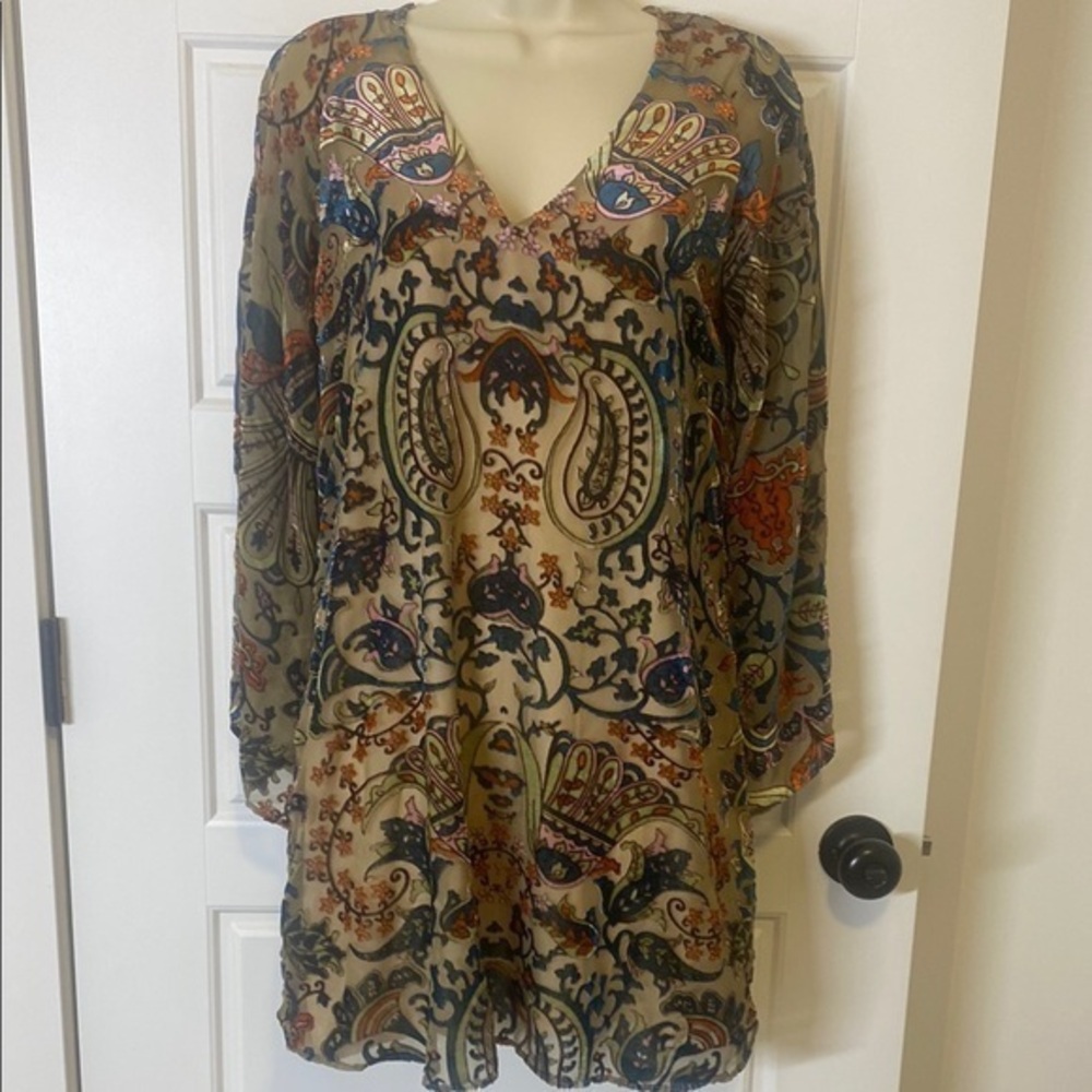Lavender brown dress xs